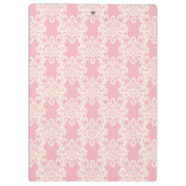 Floral retro damask klembord (Achterkant)