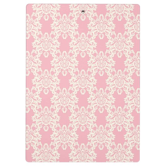 Floral retro damask klembord (Achterkant)