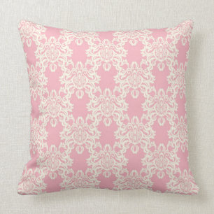 Floral retro damask kussen