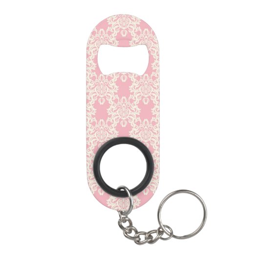 Floral retro damask mini flessenopener (Achterkant)