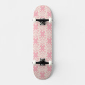 Floral retro damask persoonlijk skateboard (Voorkant)