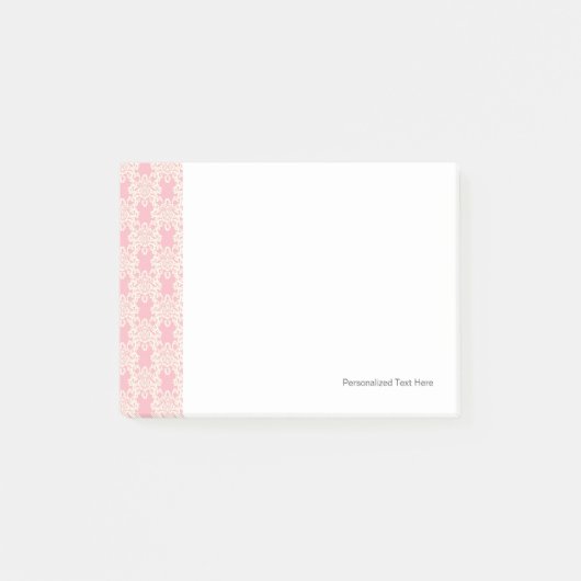 Floral retro damask post-it® notes (Voorkant)
