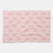 Floral retro damask theedoek (Horizontaal)
