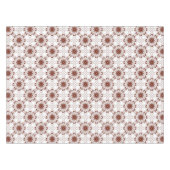 Floral retro patroon tafelkleed (Voorkant (Horizontaal))
