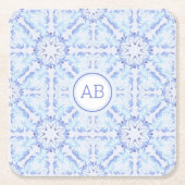 Floral Retro Royal Pattern Kartonnen Onderzetters (Voorkant)