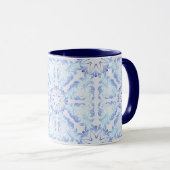 Floral Retro Royal Pattern Mok (Voorkant rechts)