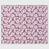 Floral retro spring patroon. cadeaupapier (Vlak)