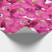 Floral retro spring patroon. cadeaupapier (Hoek)