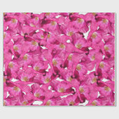 Floral retro spring patroon. cadeaupapier (Vlak)