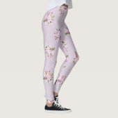 Floral retro spring patroon. leggings (Rechts)