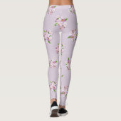 Floral retro spring patroon. leggings (Achterkant)
