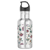 Floral Retro  stijl Waterfles (Achterkant)
