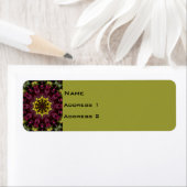 Floral Return Address Label (Insitu)