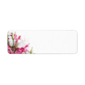 Floral Return Address Labels (Voorkant)