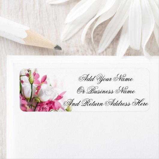 Floral Return Address Labels (Insitu)