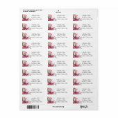 Floral Return Address Labels (Full Sheet)