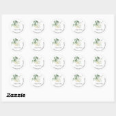 Floral Return Address Labels (Vel)