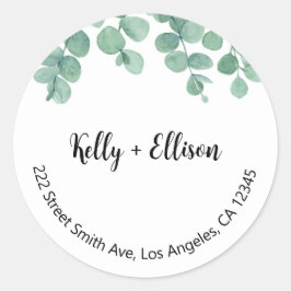 Floral Return Address Labels