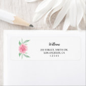 Floral Return Address Labels (Insitu)