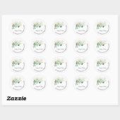 Floral Return Address Labels (Vel)