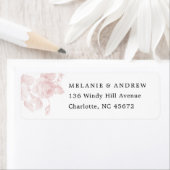 Floral Return-adres Etiket (Insitu)