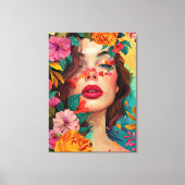Floral Reverie Canvas Afdruk (Voorkant)