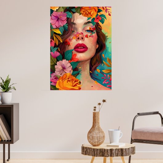 Floral Reverie Poster (Woonkamer 3)