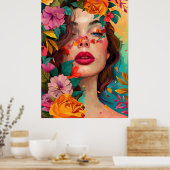 Floral Reverie Poster (Keuken)