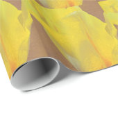 Floral Rhapsody in Geel Cadeaupapier (Rol Hoek)