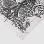 Floral Rhode Island Red Chickens Tissuepapier (Detail)