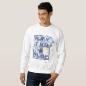 Floral Rhythm & Blue Logo Sweatshirt (Voorkant volledig)
