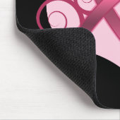 Floral Ribbon Hope - Breast Cancer Muismat (Hoek)