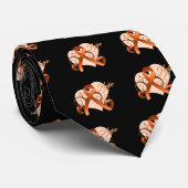 Floral Ribbon Hope - Multiple Sclerosis Stropdas (Opgerold)