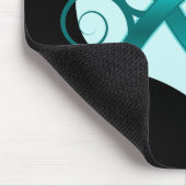 Floral Ribbon Hope - Ovarian Cancer Muismat (Hoek)