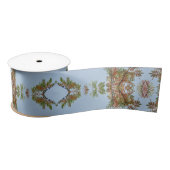 Floral Ribbon Satijnen Lint (Spoel)