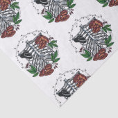 Floral Ribs Tissuepapier (Detail)