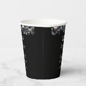 Floral RIP Twenties 30th Birthday Party Papieren Bekers (Rechts)