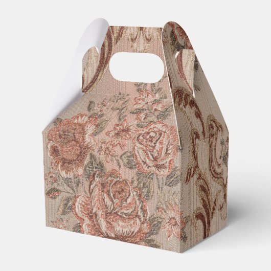 Floral roemeense doos bedankdoosjes (Achterkant)