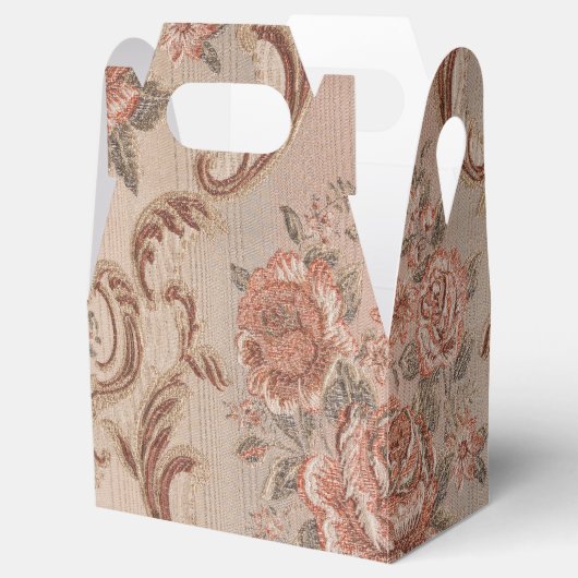 Floral roemeense doos bedankdoosjes (Geopend)