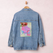 "Floral Roller Schaatsen" Denim Jacket (Hangar)