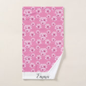 Floral romance cherry blossom bad handdoek (Handdoek)