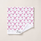 Floral romance cherry blossom bad handdoek (Wasdoekje)