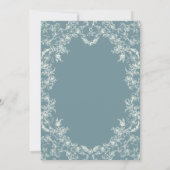 Floral Romance Chinoiserie  Vrijgezellenfeest Kaart (Achterkant)