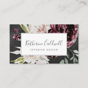 Floral-Romance   Grijze Visitekaartje