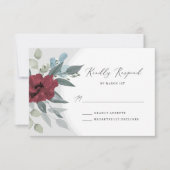 Floral-Romance RSVP Kaartje (Voorkant)
