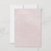 Floral Romance Song Request RSVP Card Kaartje (Achterkant)