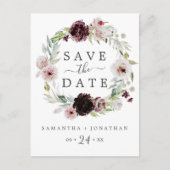 Floral Romance sparen het Briefkaart van de Aankon (Voorkant)