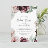 Floral Romance Vrijgezellenfeest Kaart (Staand voorkant)