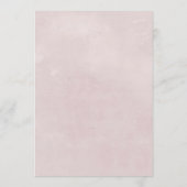 Floral Romance Wedding Advieskaart (Achterkant)