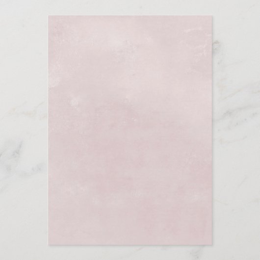 Floral Romance Wedding Advieskaart (Achterkant)